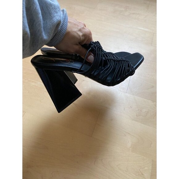 Sam Edelman "Laurette" BNWT strappy sandal black Womens NEW - Picture 7 of 10